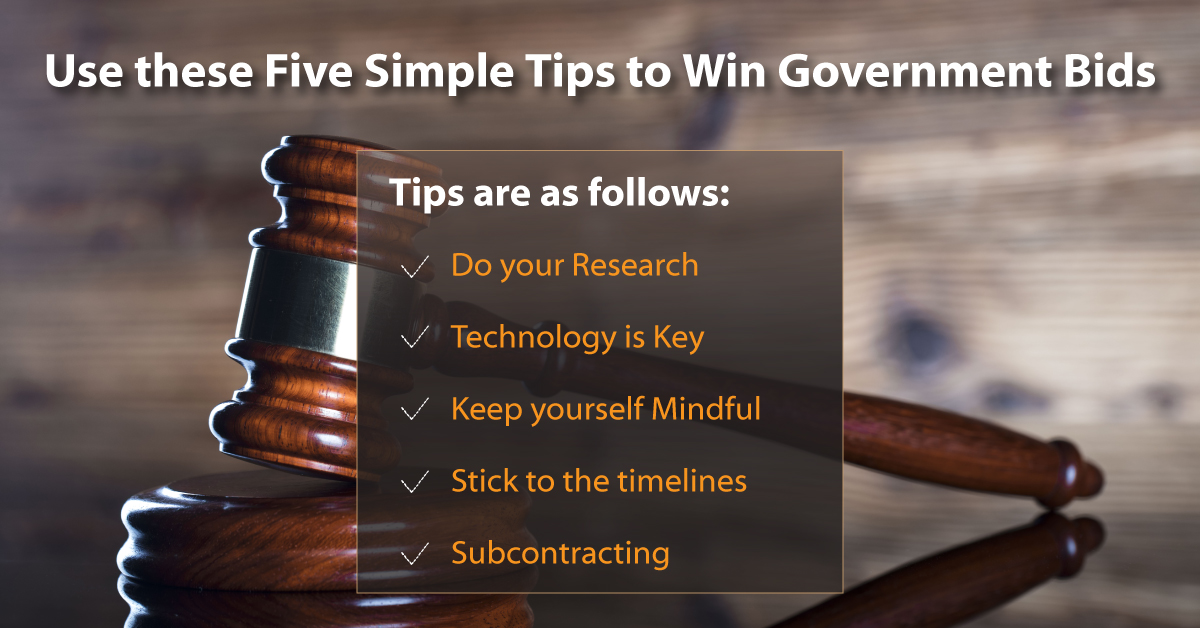 Use these Simple to Win Government Bids Blogs